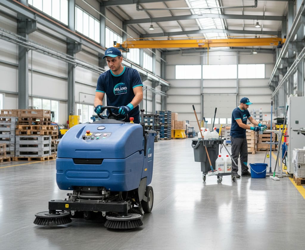 pulizie capannoni industriali